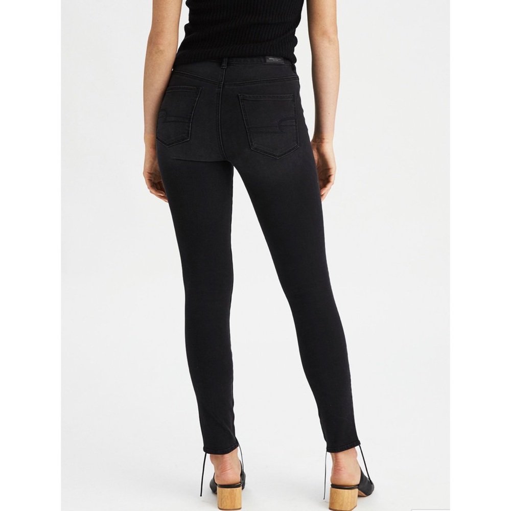AE DENIM X4 HIGHEST WAIST LACE UP JEGGING - Picture 2 of 8
